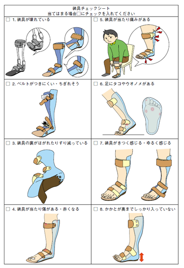 装具のチェックポイント