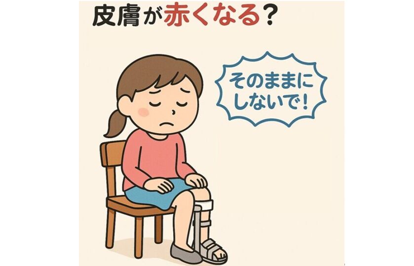 下肢装具で皮膚が赤くなる？そのままにしないで！ ～医療機器関連褥瘡を防ぐためにできること～ - ゲイトソリューション、長下肢、作製等