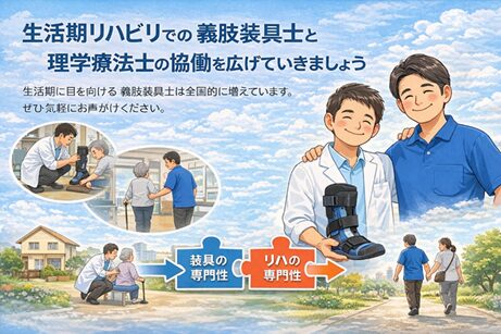 生活期リハビリテーションにおける補装具支援 　― 義肢装具士と理学療法士の協働を考える ― - ゲイトソリューション、長下肢、作製等