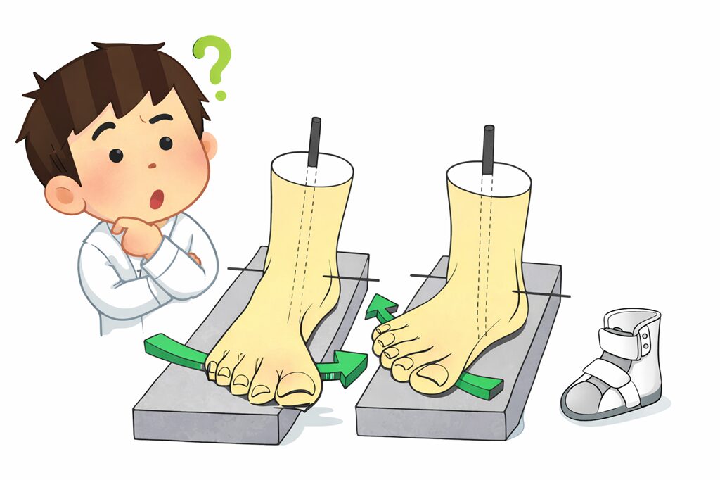 装具は矢状面だけじゃない！脳卒中AFO『足部内外転（垂直軸回旋）』を変えると歩きがここまで変わる - ゲイトソリューション、長下肢、作製等